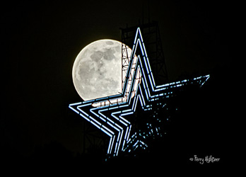 Star Hugged Full Flower Moon By Terry Aldhizer
